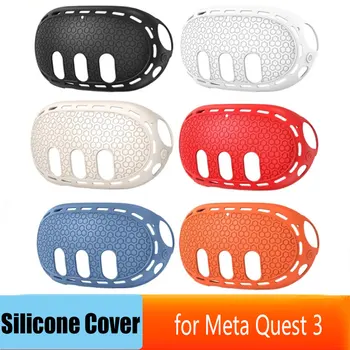 Per Meta Quest 3 Custodia protettiva in silicone per cuffie VR Custodia protettiva antigraffio per accessori Oculus Quest 3