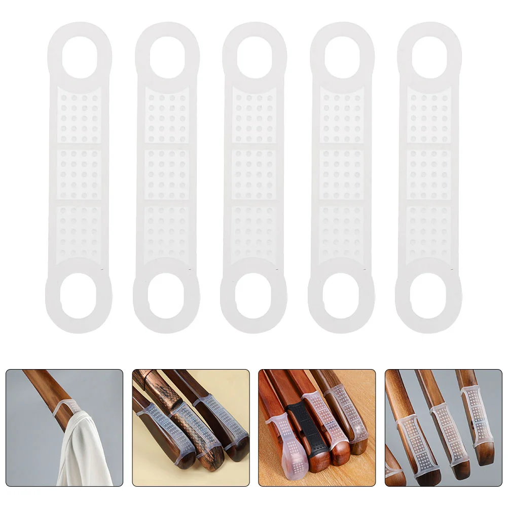

60pcs Non-Slip Adhesive Tape Hanger Silicone Coat Hangers Closet Accessories