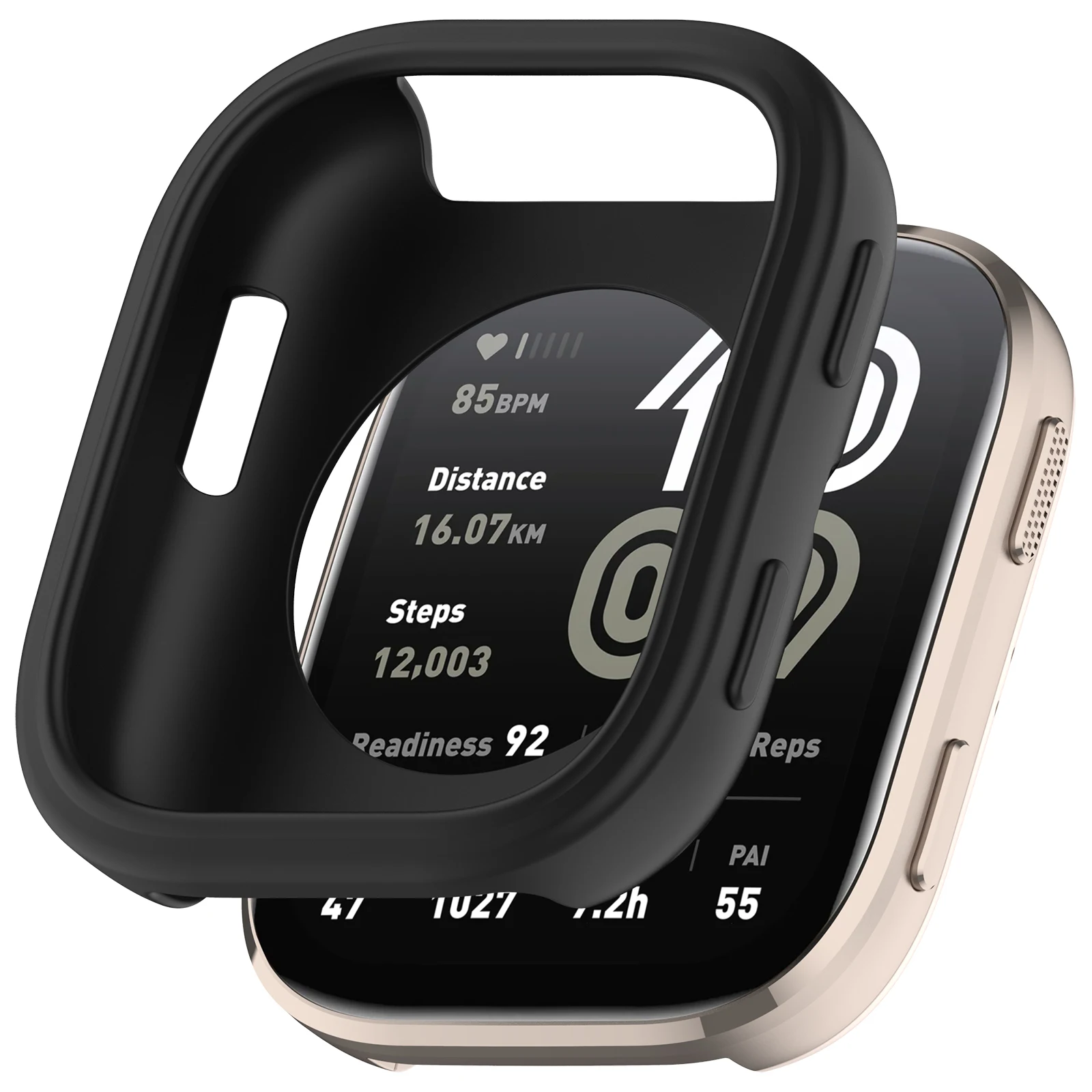Amazfit Bip6 (A2435) 용 밴드 케이스 스마트 시계 스트랩 Amazfit Bip 6 커버 용 안티 드롭 스크린 프로텍터 범퍼