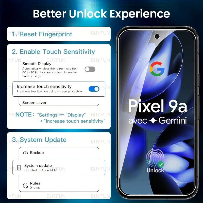 Premium Protective Case with 9H Tempered Glass Screen Protector