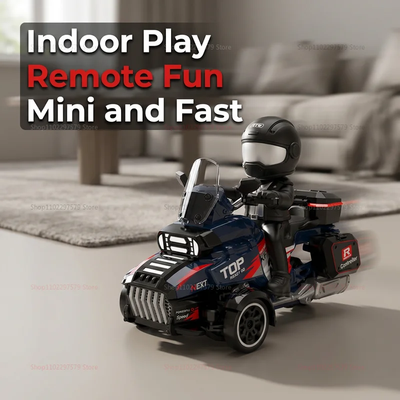 2026 새로운 KF35 미니 3 륜 드리프트 RC 자동차 2.4Ghz 전기 고속 모토 어린이를위한 LED 조명 생일 선물 장난감 자동차
