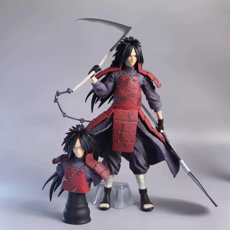 

27cm Naruto Figures Uchiha Madara Senju Hashirama Action Figure Anime Characters PVC Satute Collection Ornament Model Gift Toys