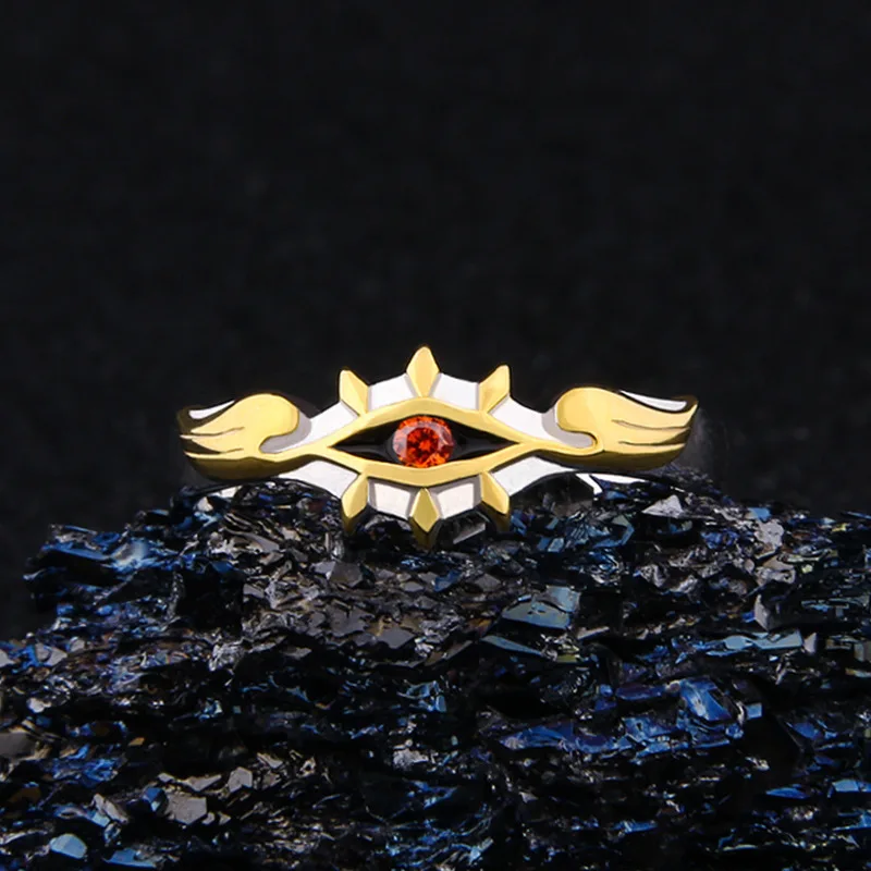 Lelouch Royal Anime C.C. Queen Geass Eye Adjustable Cosplay Ring