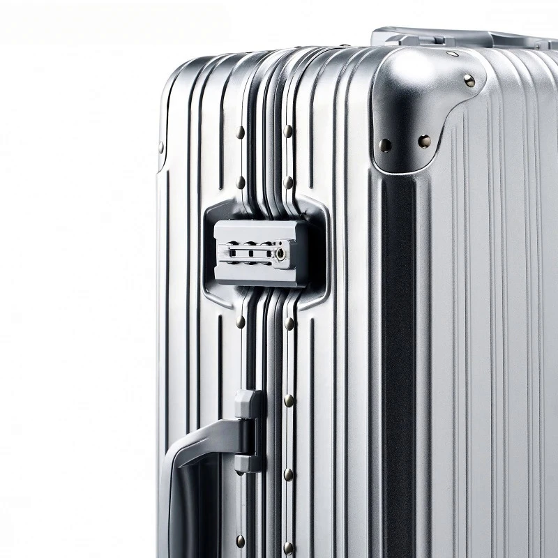 Aluminum Magnesium Alloy Large Size Luggage Offers With Wheels Travel Suitcases With Wheels Free Shipping Cabin