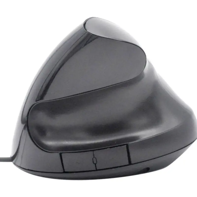 USB 유선 1600DPI USB 광학 인체공학적 게이밍 조정 가능한 수직 마우스