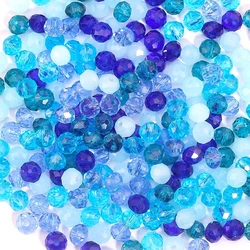 Sparkling Faceted Glass Rondelle Beads for Jewelry Crafting and DIY Accessories (3)