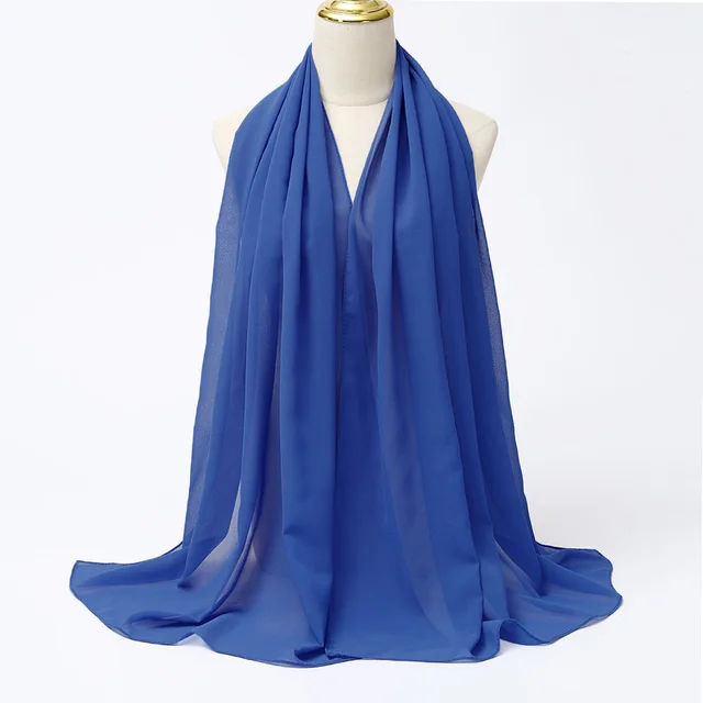 Foulard Hijab en mousseline de soie pour Femme, voile musulman ramadan ,hijab femme musulman,foulard musulmane pour femme, foulard mousseline en Jersey doux de haute qualité hijab islam voile femme musulman,70*180cm
