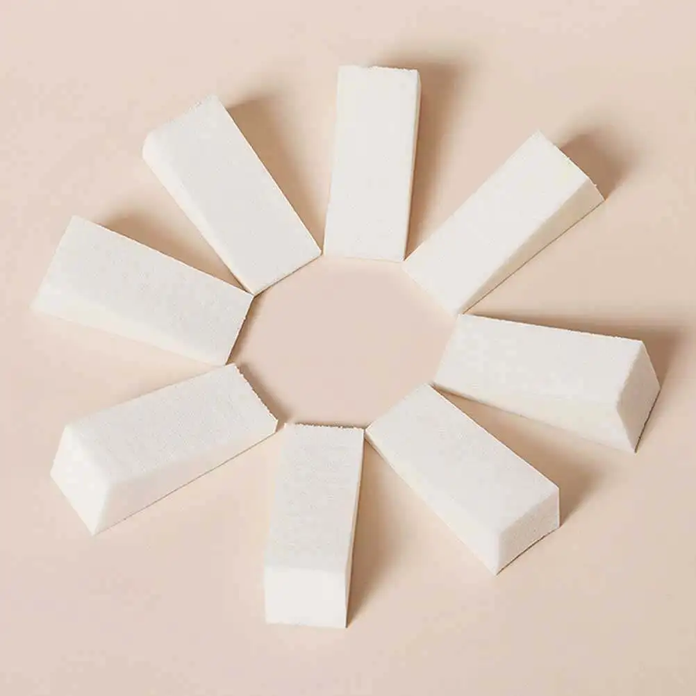 20Pcs 삼각형 스폰지 네일 스탬퍼 네일 아트 DIY 스탬핑 도구 그라디언트 염색 매니큐어 아트 액세서리 경량 간편한 보관
