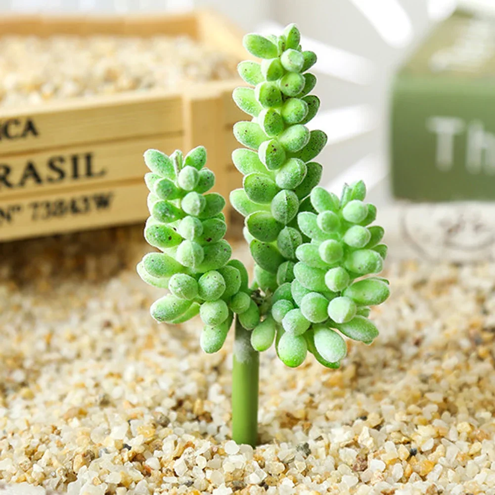 Mini Künstliche Sukkulenten Strömten Simulation Pflanze Gefälschte Kaktus Lotus Landschaft Dekorative Ornamente Home Garten Decor – Detail 18