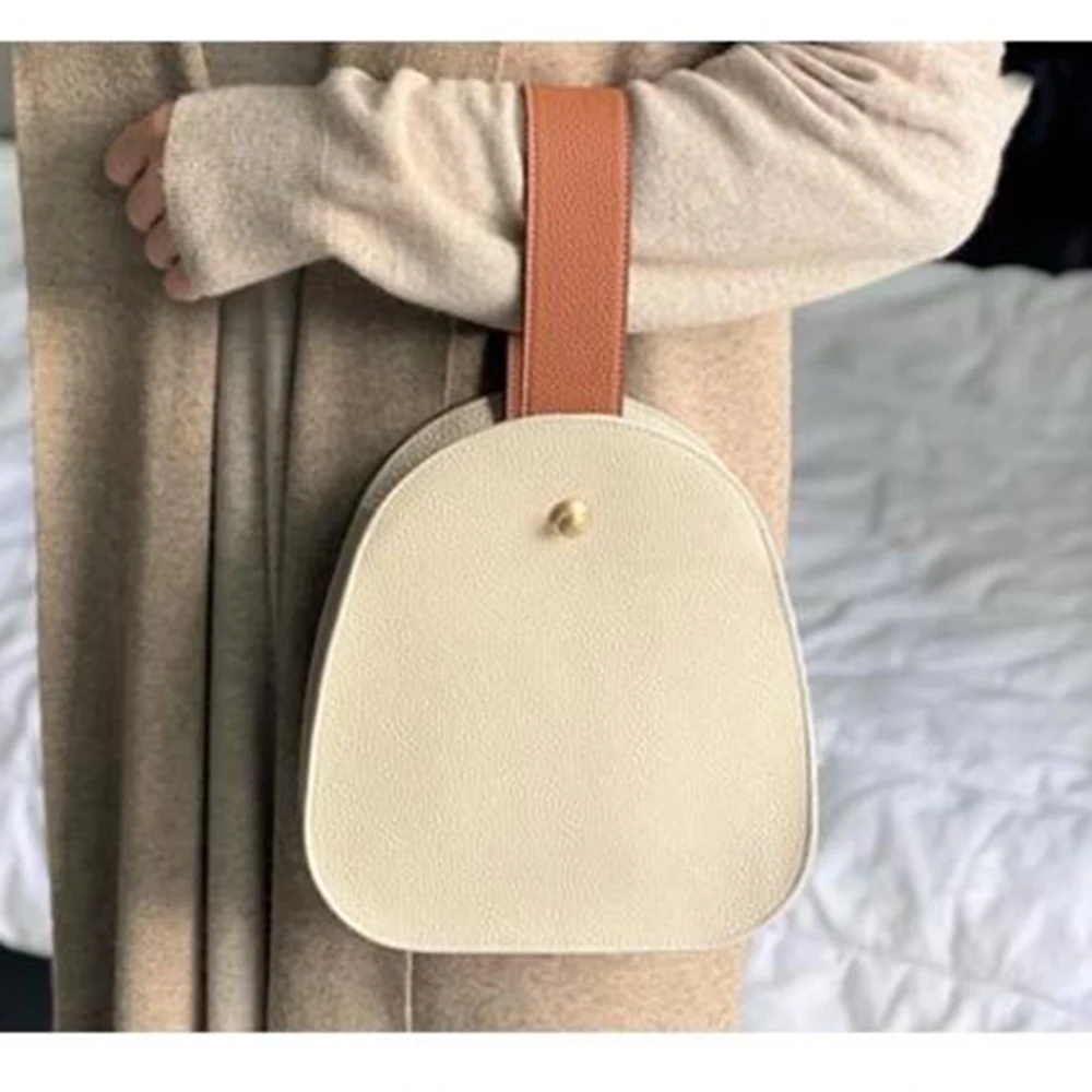 DIY leather craft women handbag die cutting kraft paper sewing pattern hollowed stencil english version 22.5x24.5x6.5cm