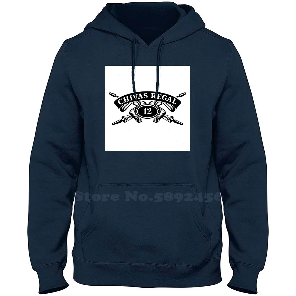 Chivas Regal Abbigliamento Casual Felpa 100% Cotone Felpa Con Cappuccio Grafica