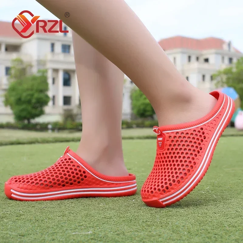 Yrzl Heren Schoenen Strand Slippers Unisex Holle Casual Vrouwen Strand Sandaal Slippers Schoenen Anti-Slip Maat 36-45 Heren Slippers