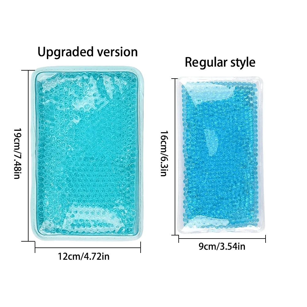 Gel Ice Pack for Injuries Reusable for Pain Swelling Injuries of Knee Shoulder Foot Back Heat & Cold Compress Bag Personal Care