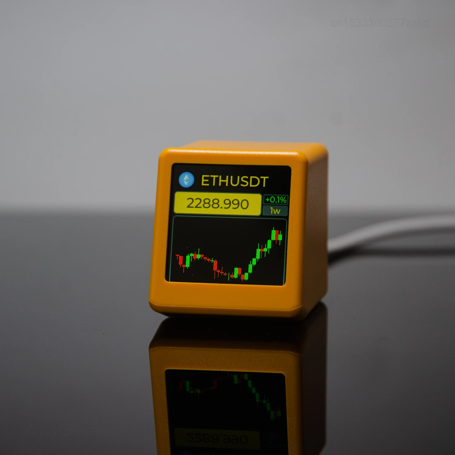 GeekMagic NerdMiner BitCoin Cryptocurrency Stocks Futures Currency Exchange Rate Price Tracker Ticker Time Clock Weather Display