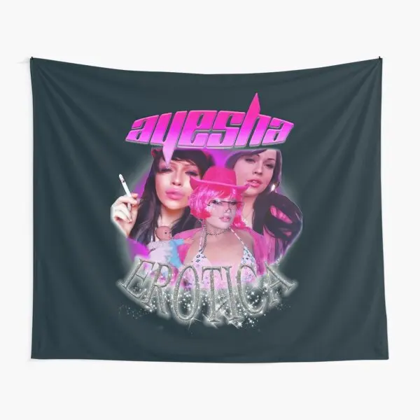 Ayesha Erotica Bootleg Tapestry Yoga Blanket Decoration Towel Colored Living Beautiful Mat Decor Art Printed Bedspread Home