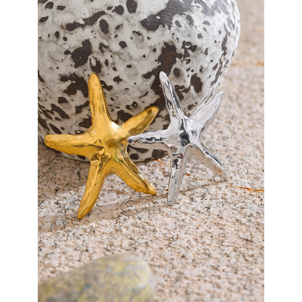 Yhpup 2025 Waterproof Starfish Brooches