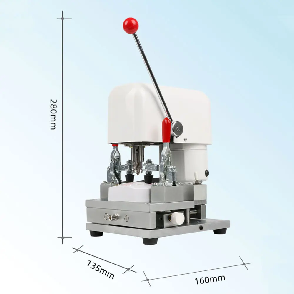 BR-918S Punching Machine Lens Template Punching Tool Glasses Drilling Machine Fixed Template Moulding Glasses Processing Equipme