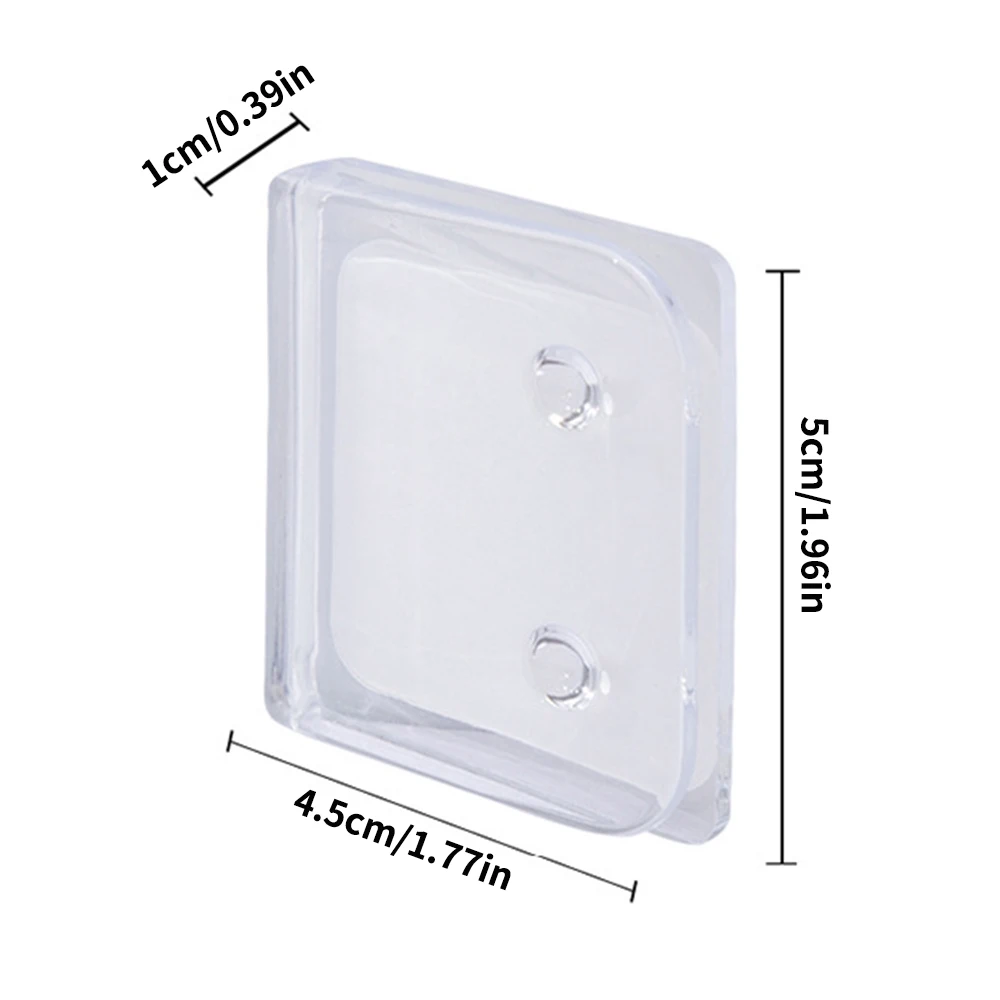 Shower Curtain Clamp 4PCS Non-Punching Shower Curtain Organizer Does Not Harm Wall Transparent Retainer