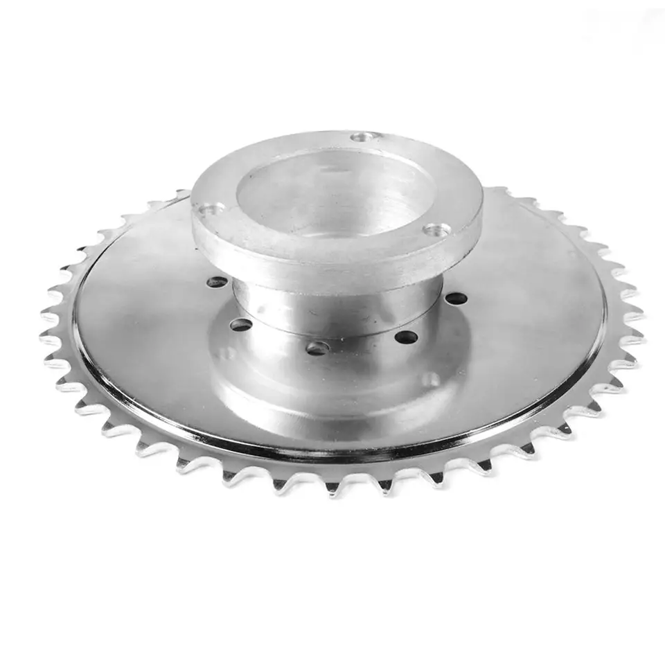 E-bike Conversion Kit Rear Hub Adapter 1.5'' 40T Chain Drive CNC Sprocket-80cc Gas E Bike Kit - Foto 10