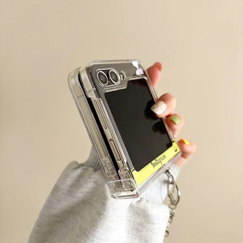 Phone case for Samsung Galaxy Z Flip 7 6 5 3 4 cute cartoon Snoopy Charlie Brown