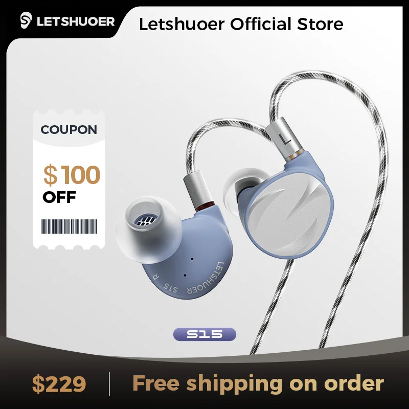 LETSHUOER S15 Third Generation 14.8mm Planar Driver R-Sonic