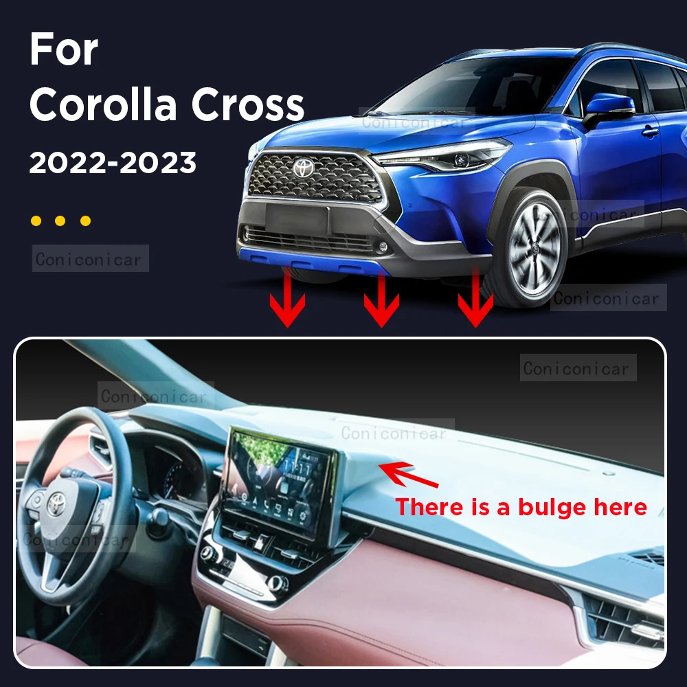 Tappetini Antiscivolo Per Toyota Corolla Cross - Console Centrale, Impermeabili E Facili Da Pulire - Foto 3