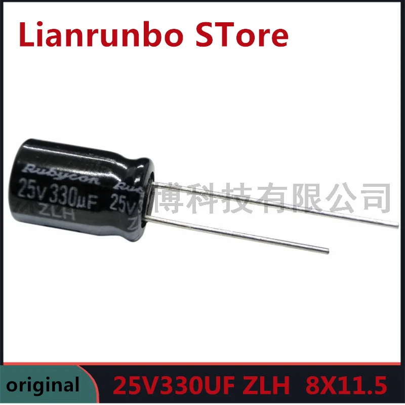 

25V330UF electrolytic capacitor ZLH long life 10000 hours DIP 20PCS/Lot