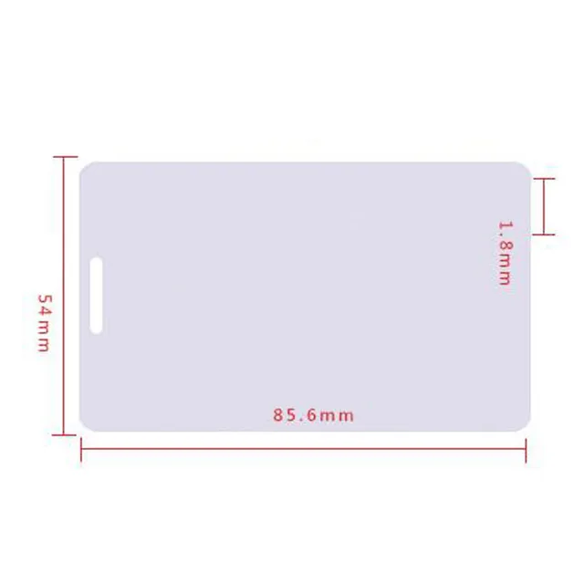 5/10 pcs Read Only 125Khz EM Tag EM4100 Iot RFID Card Keyfob for Access Control Attendance System Fixed Card Number Unchangeable 6