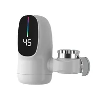 3000W น้ําร้อนทันที เครื่องทําความร้อน ก๊อกน้ําไฟฟ้า Tankless สําหรับห้องครัวเครื่องทําความร้อนอย่างรวดเร็วแตะพร้อมจอแสดงผลอุณหภูมิ 4