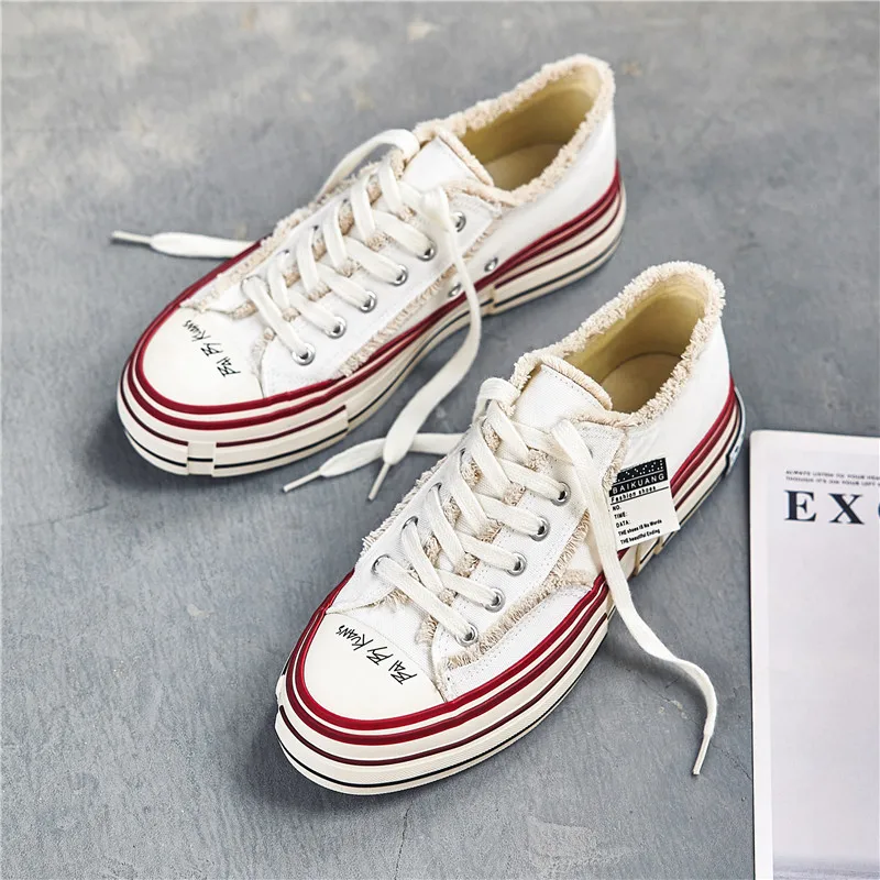 Men Canvas Shoes Sneakers Fashion Trainers Students Casual Shoes Vulcanized Shoes 2023 Spring New Tenis Masculino Mens Footwear 5