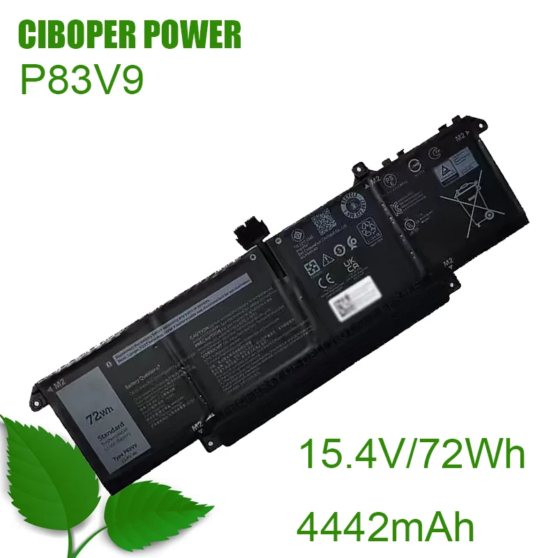 Bateria do Portátil cp para Precisão Notebook P83v9 Cdtt2 15.4v 72wh 4442mah 5470 P83v9 Cdtt2