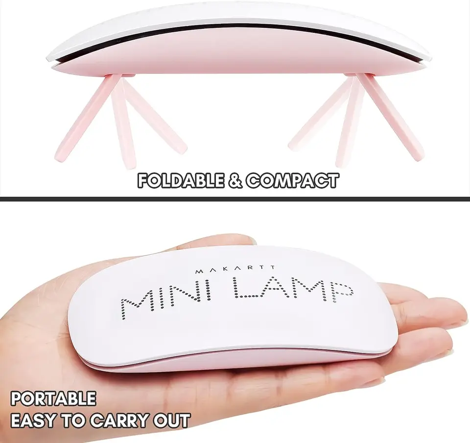 Makartt UV LED Nail Lamp, Mini UV Light For Gel Nails, 6W USB Portable Fast Drying Gel Polish Curing Light 60S Timer Professiona - 66 - View #3
