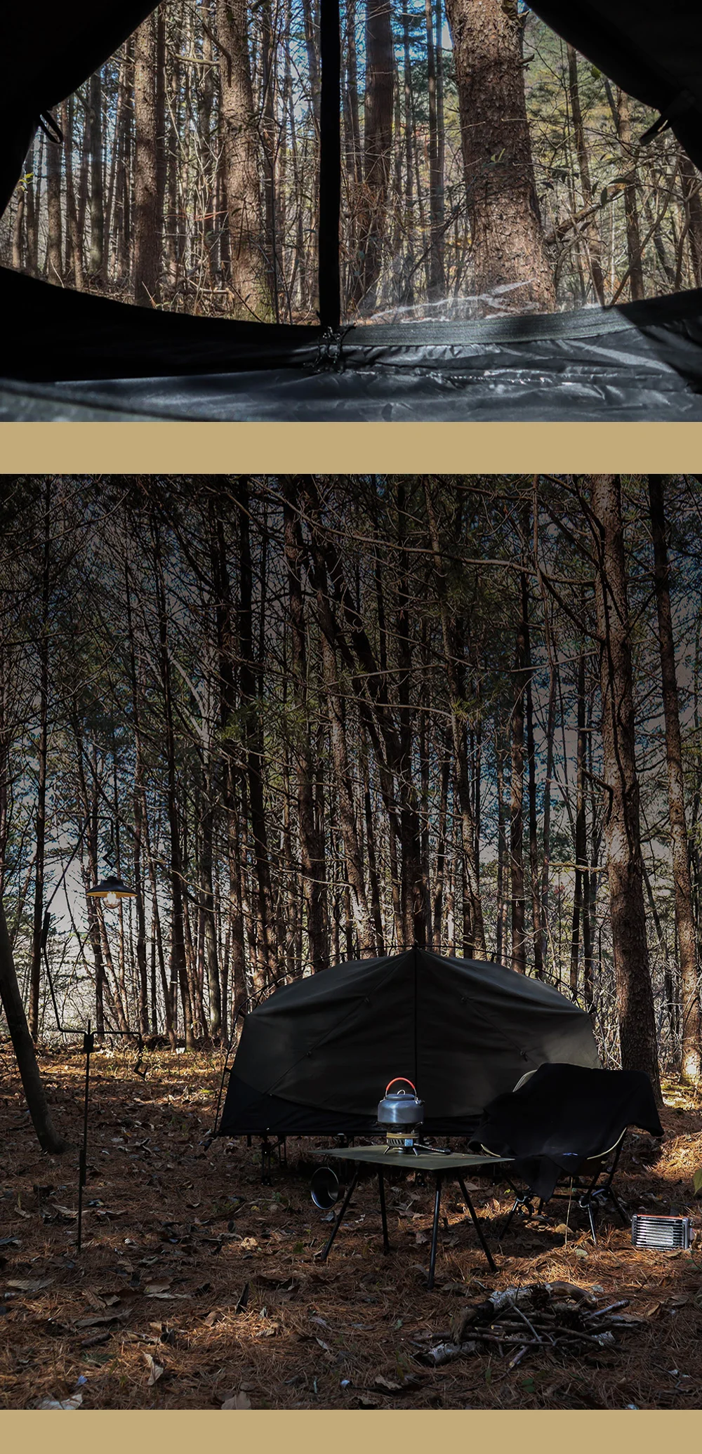 Description Picture 5 of itemABROR WILD COT TENT TC.ver CAMPING OUTDOOR