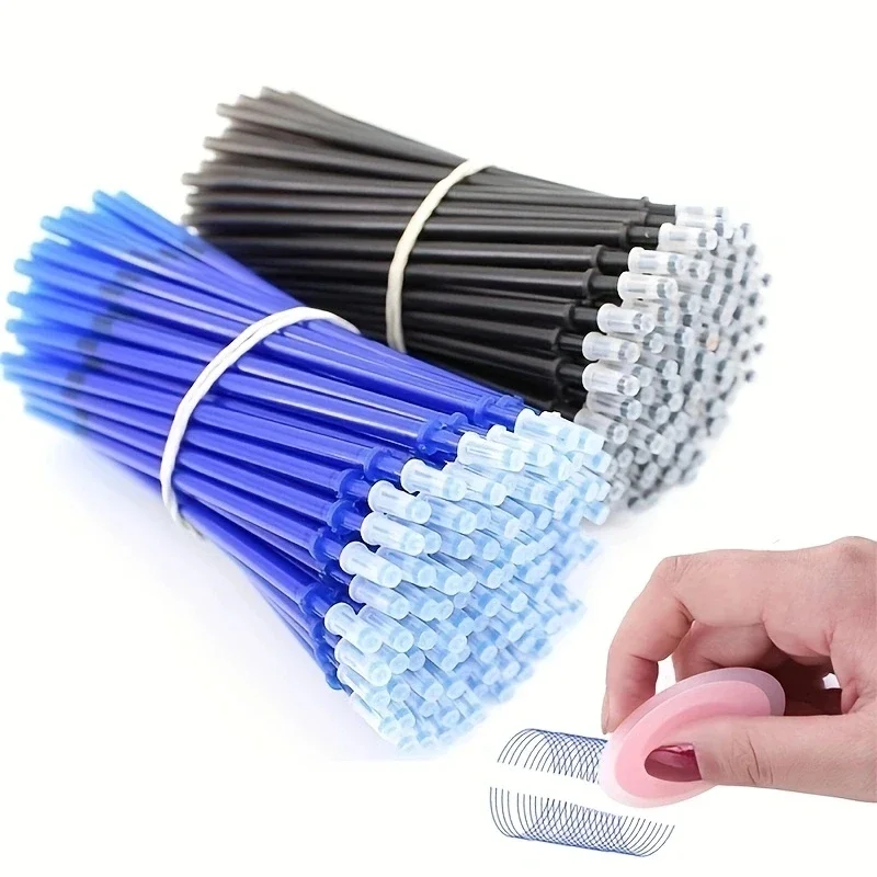 85Pcs/Set Erasable Pen Gel Pens 0.5mm Blue/Black ink Refills Rod Washable Handle School Writing Office Kawaii Stationery Gel Pen gel pens