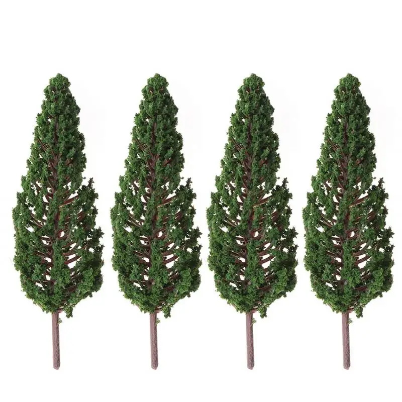 1/100 1/150 1/200 Green Scenery Plant Model Cedar Trees Diorama Miniatures Cedar Trees Model for Scenery Plant