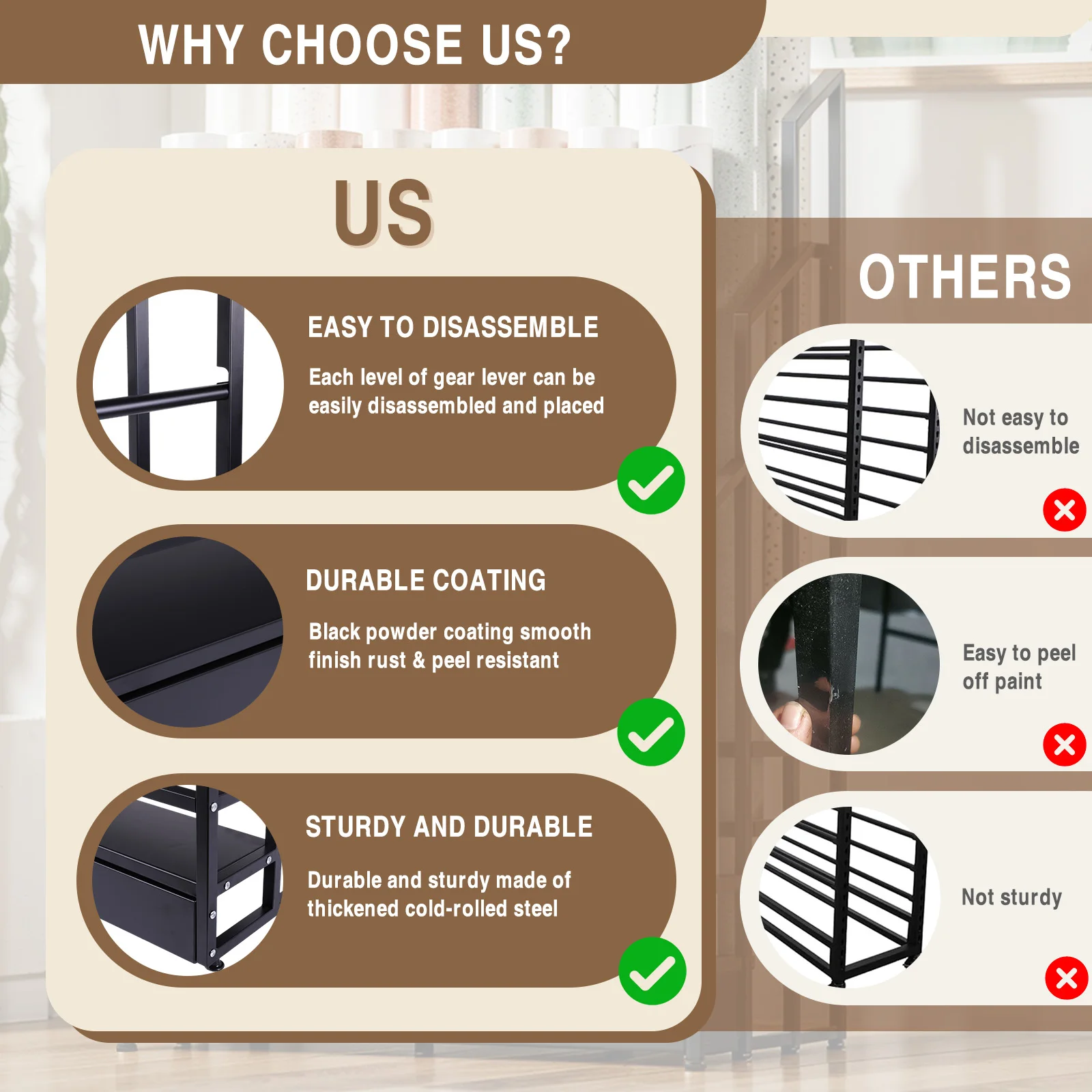 Fabric Roll Storage Rack Metal Vinyl Roll Storage Rack Craft Roll Storage and Organizer for Vinyl Roll Tablecloth PVC Film