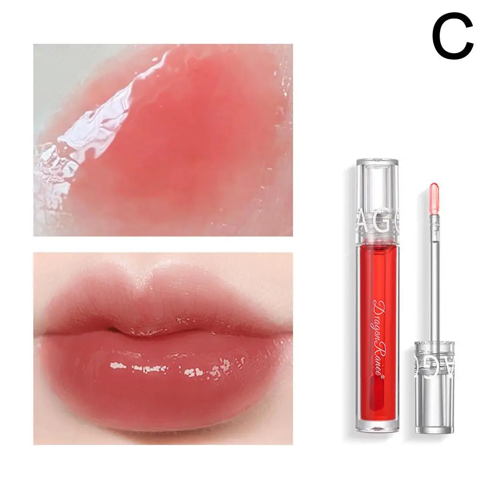 Mirror Water Lip Gloss Lip Glaze Transparent Glass Liquid Lipgloss Lipgloss Cosmetics Lipstick Lips Lasting Oil Waterpr W4O1