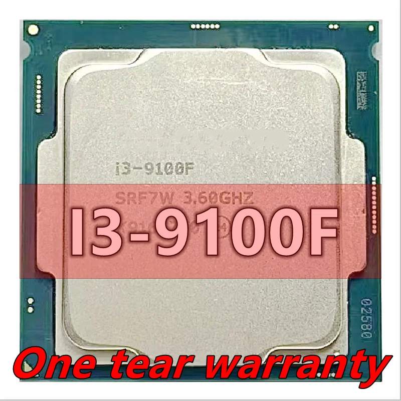 

i3-9100F i3 9100F SRF7W /SRF6N 3.6 GHz SRF7W /SRF6N Quad-Core Quad-Thread CPU 65W 6M ProcessorLGA 1151