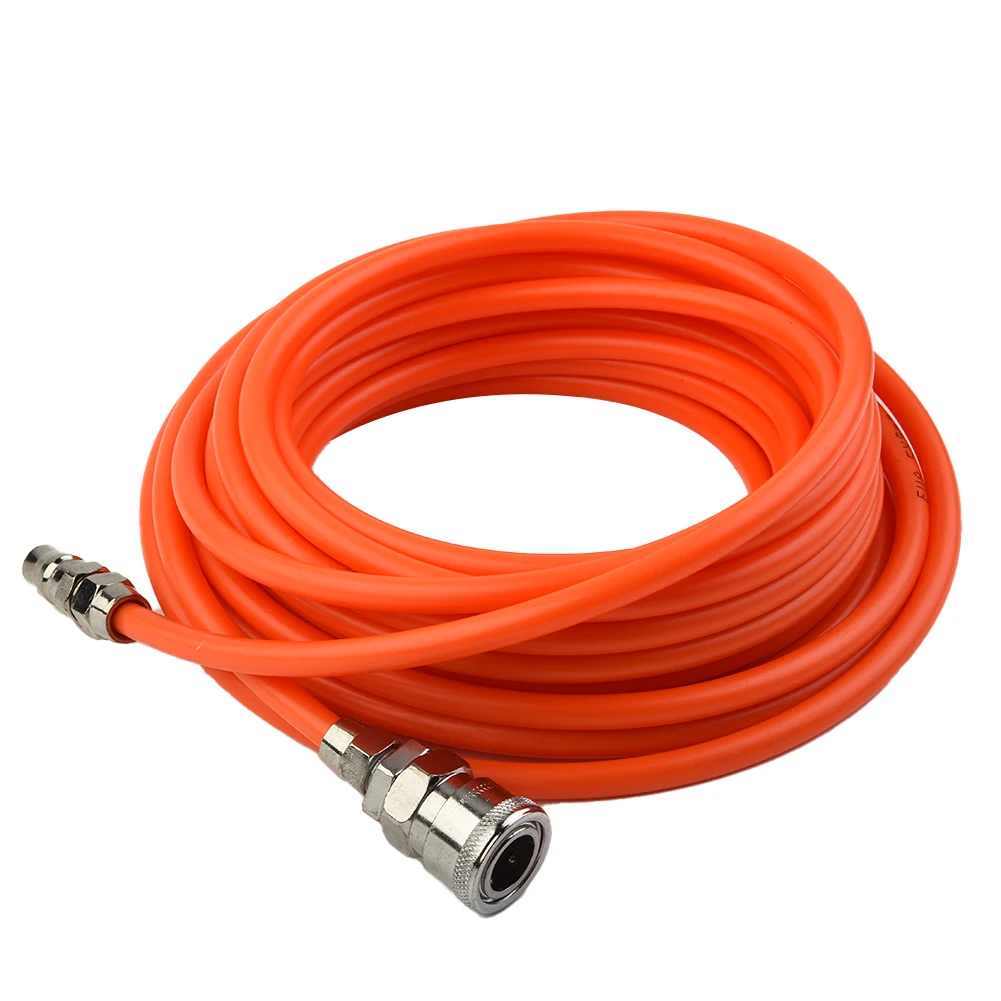 Pneumatic Air Compressor Hose with Quick Connector and Multitool Accessories