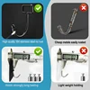Self Adhesive Hooks Rotating Waterproof Seamless Strong Sticker Holder Wall Door Storage Hanging Hook Kitchen Bathroom Organizer 4