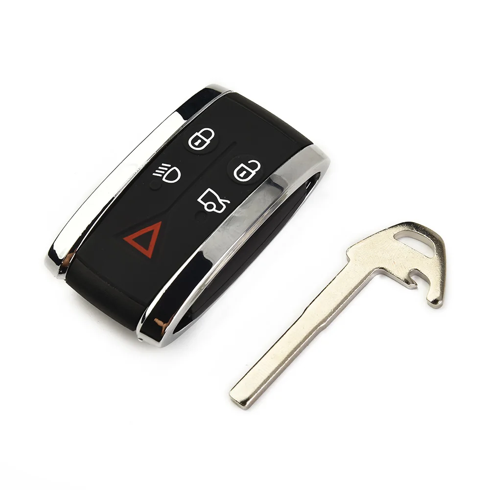 Key Case Key Case Cover Car Key Shell CAR Remote Key Fob Case 1pcs 5 Button For Jaguar XF-X250 09-12 For Jaguar XK-X150 06-15 C2P17153 / C2P17156