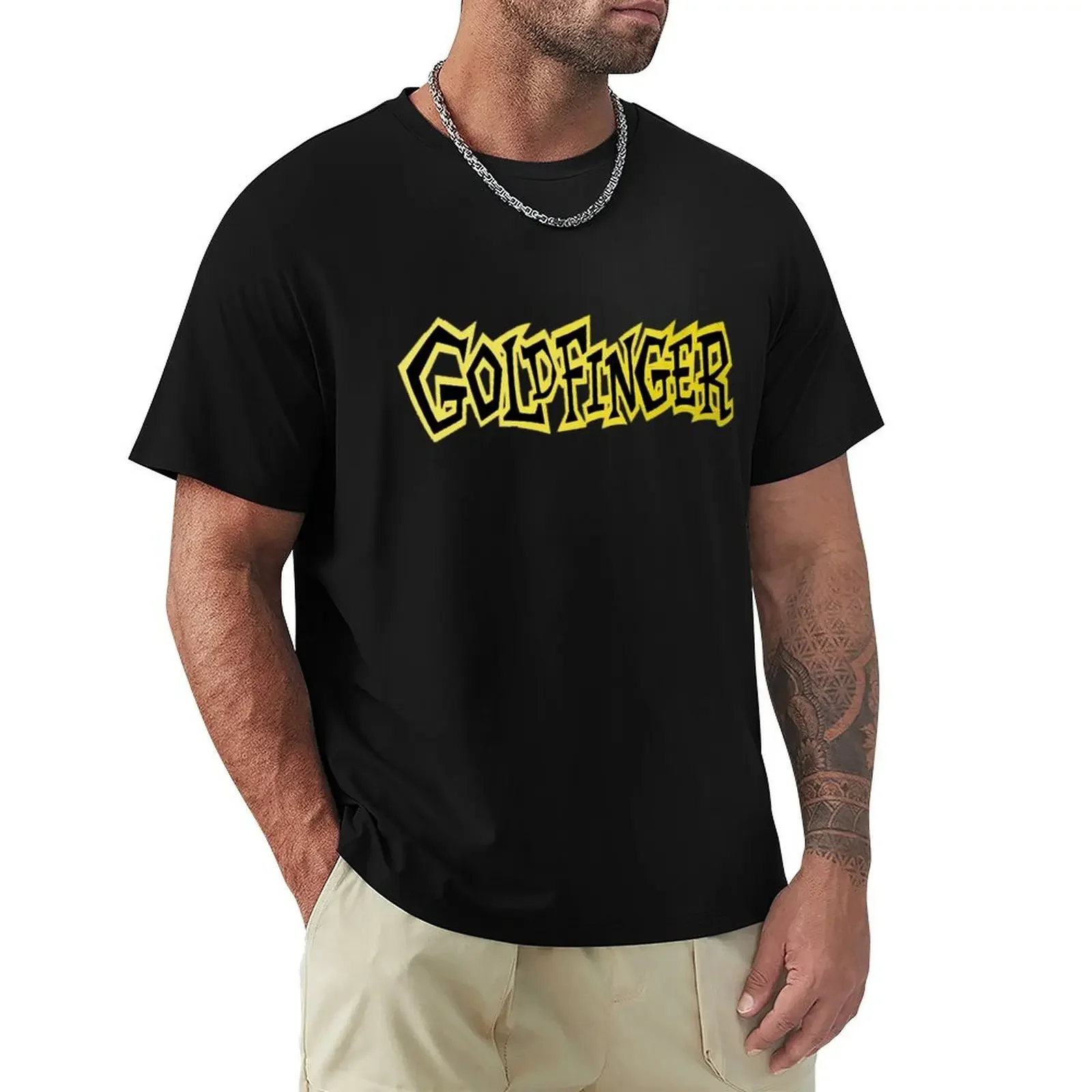 

Goldfinger T-shirt boys whites graphics men clothings