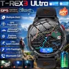 2026 New T-Rex3 Ultra 1100mAh Battery Smart Watch GPS path 5ATM Waterproof Sport Run Hiking Outdoors Compass Military Smartwatch