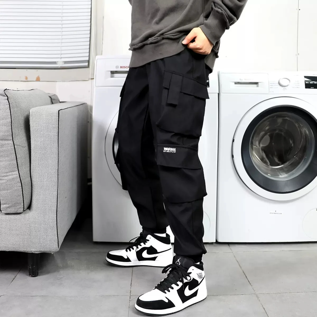 

Cargo Pants Men Hip Hop Streetwear Jogger Pant Fashion Trousers Multi-Pocket Casual Joggers Sweatpants Men Pants 5XL