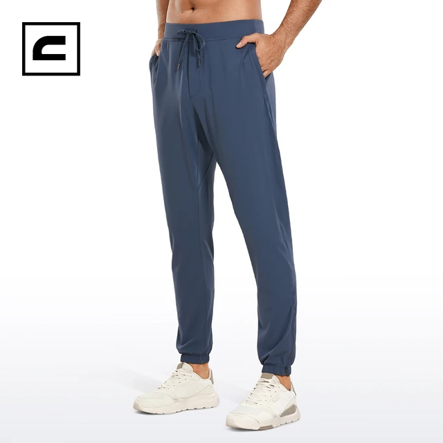 CRZ YOGA Men's 4-Way Stretch Athletic Pants with Pockets 30-Comfy Workout  Track Pants Running Gym Sweatpants Tapred Joggers
