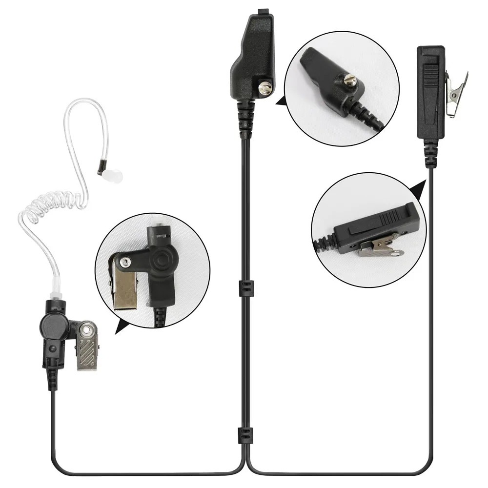 Walkie 2-Wire Surveillance Mic Earpiece for TK280 TK290 TK380 TK480 TK2140 TK3140 TK2180 TK3180 TK5210 TK5310 Radio walkie 2 wire surveillance mic earpiece for tk280 tk290 tk380 tk480 tk2140 tk3140 tk2180 tk3180 tk5210 tk5310 radio