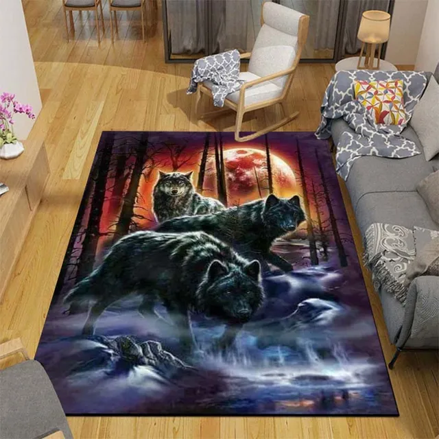 3D Wolf Carpet 1