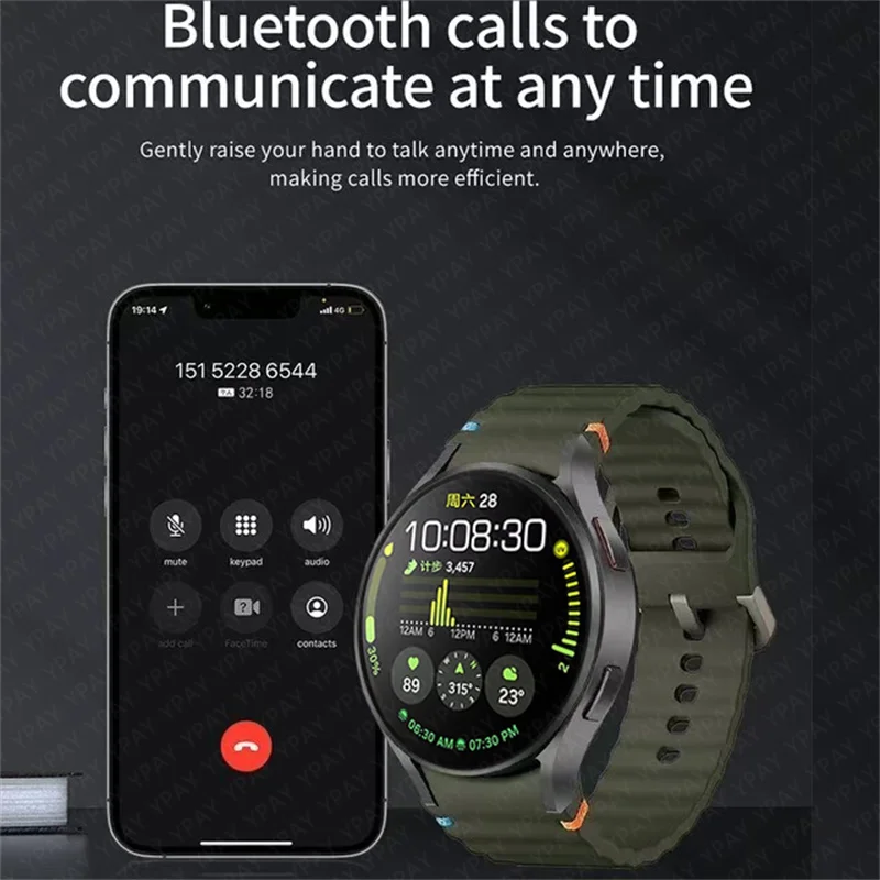 Smart Watch For Samsung Galaxy Watch 7 Ultra GPS Track Smart Watch Men AMOLED Always Display Clock BT Talk NFC Sport Smartwatches Women
