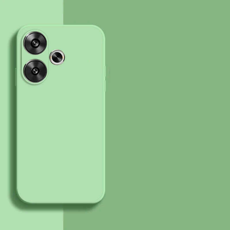 Soft Liquid Silicone Protective Phone Case for Xiaomi Poco F6 - Bumper Shield Cover