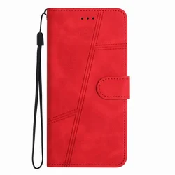 Wholesale Flip Wallet Cover - Leather Protective Case - Moto One Action (Red DA)